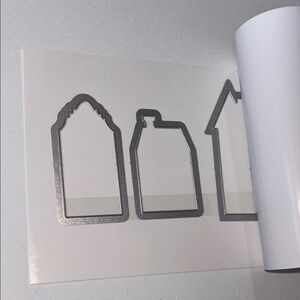 Silver Metal Die Cut Set